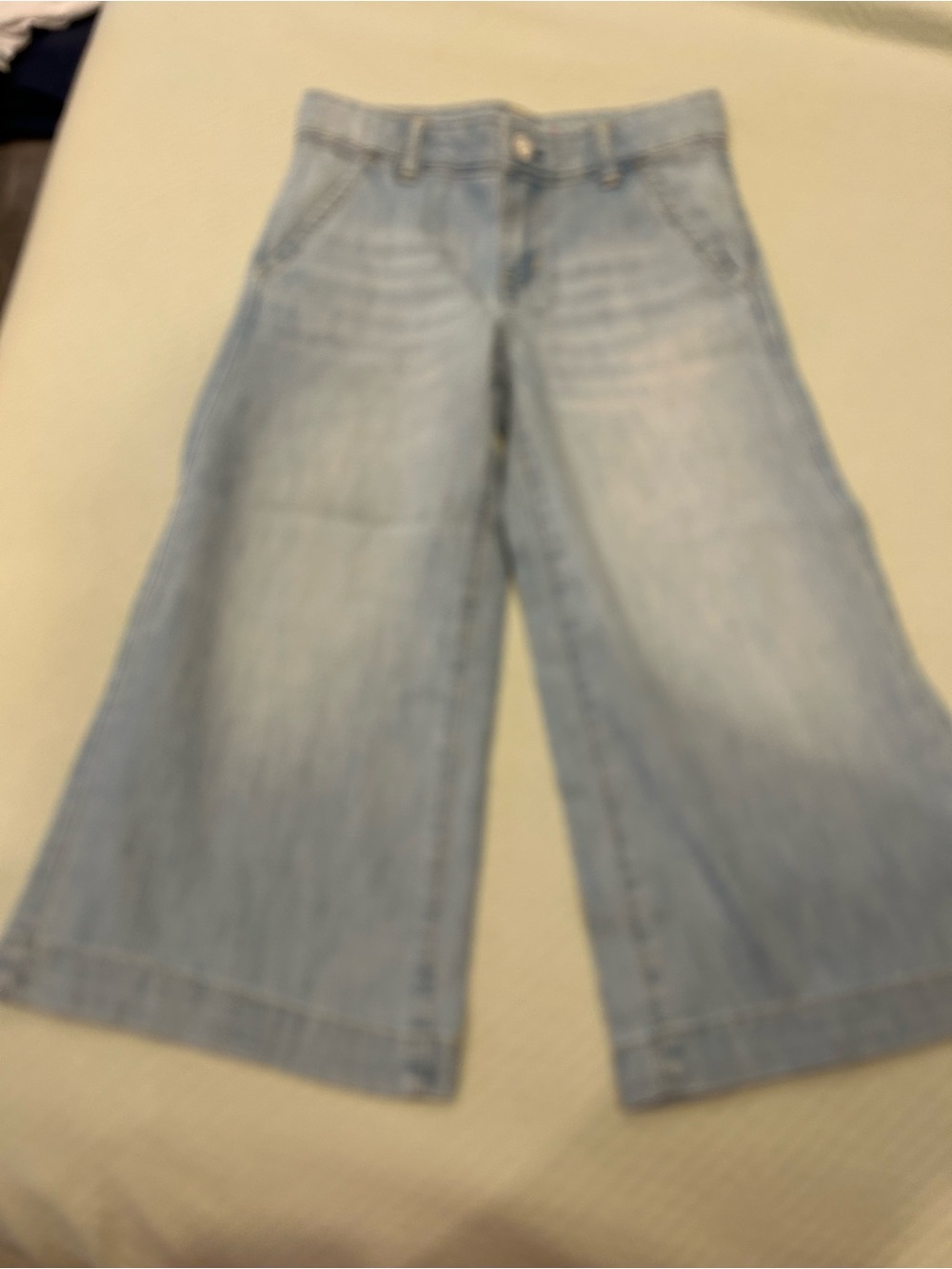 Gymboree Light Wash girls Wide-Leg Jeans